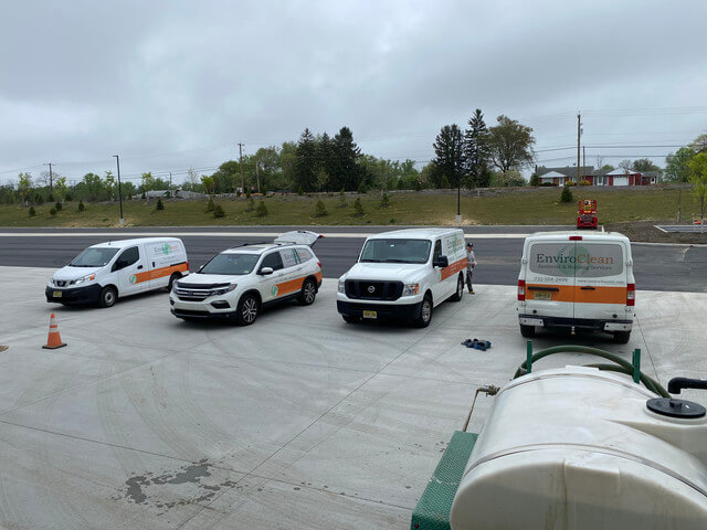 Our service trucks - enviroclean commercial cleaning services