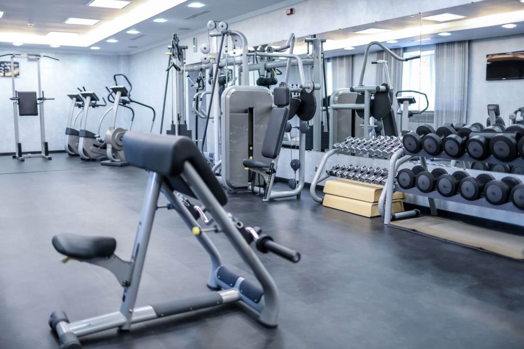 gym cleaned