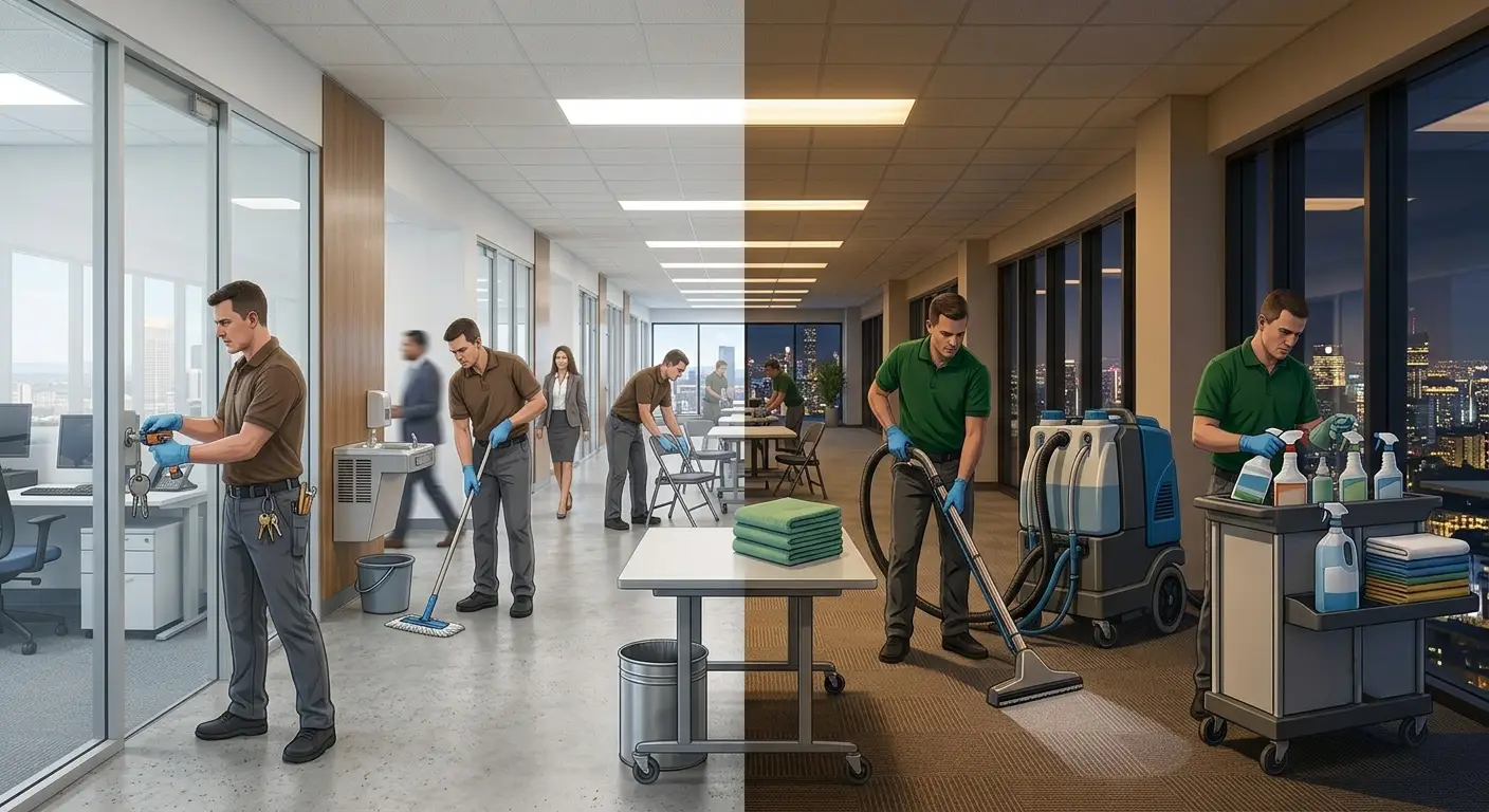 janitorial vs custodial